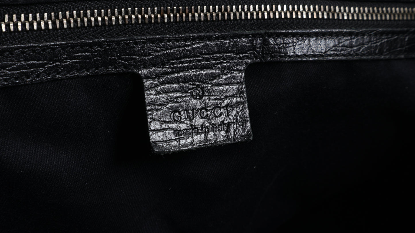 GUCCI GG Canvas Horsebit shoulder bag