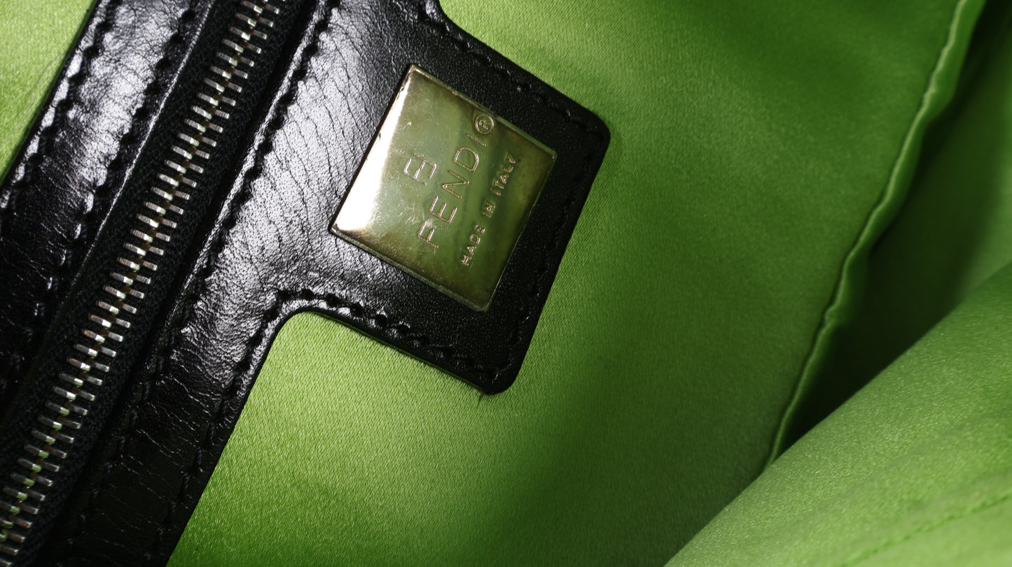 FENDI Baguette Embroidered shoulder bag