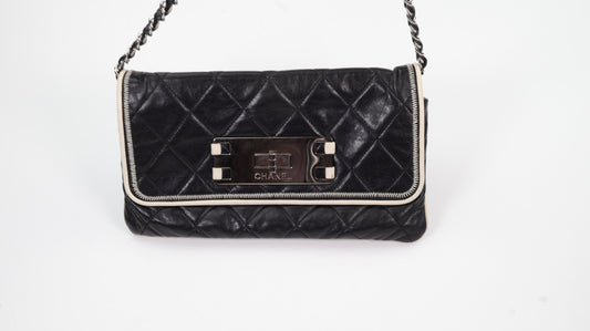 Chanel East West Flap Bag