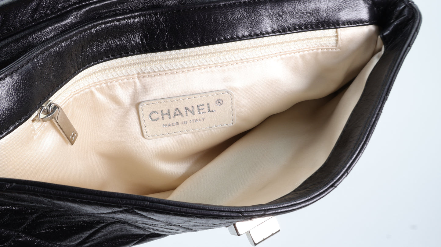 Chanel East West Flap Bag